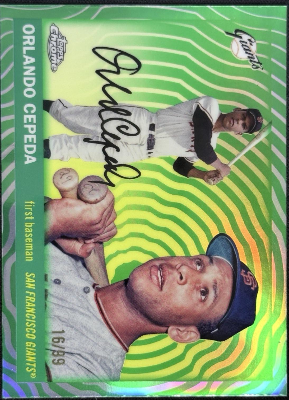 Orlando Cepeda [Green Vibrations Refractor] #436