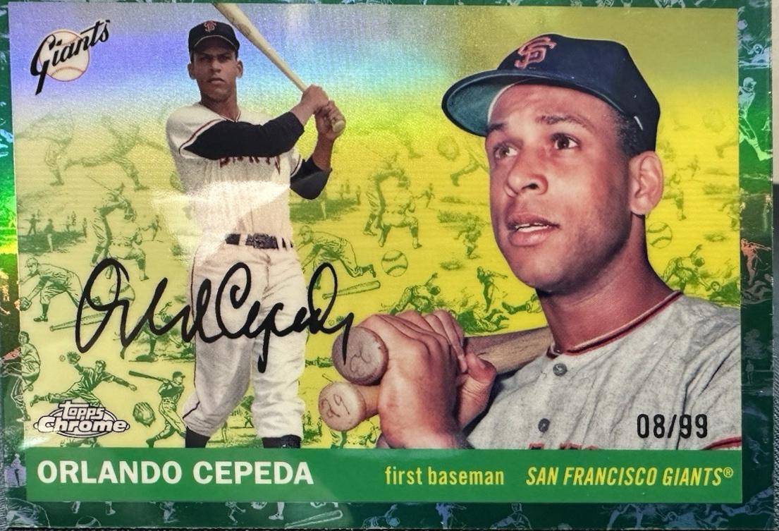 Orlando Cepeda [Green Wave Refractor] #436