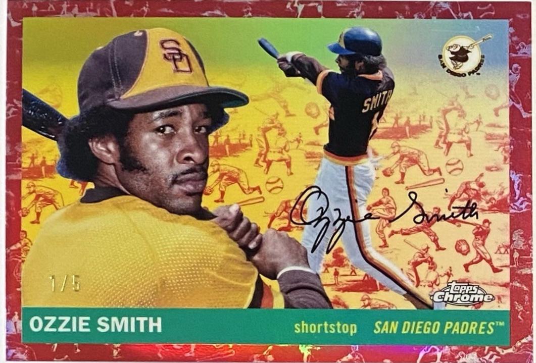Ozzie Smith [Red Refractor] #434