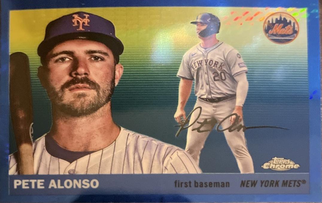 Pete Alonso [Blue Vibrations Refractor] #193