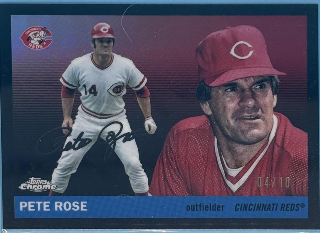 Pete Rose [Black Refractor] #467
