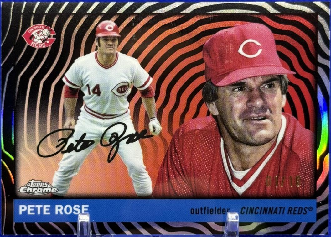 Pete Rose [Black Vibrations Refractor] #467