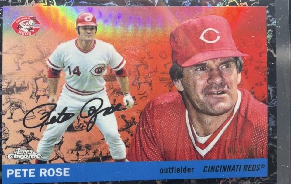 Pete Rose [Toile Cream Black Refractor] #467