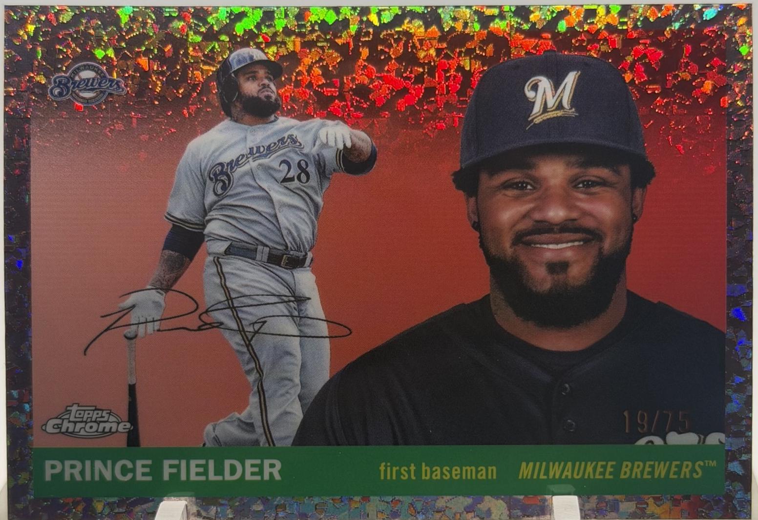 Prince Fielder [Rose Gold Mini-Diamond Refractor] #417