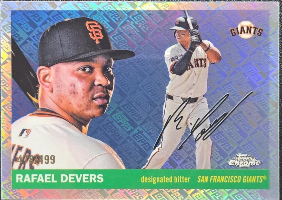 Rafael Devers [Topps Refractor] #83