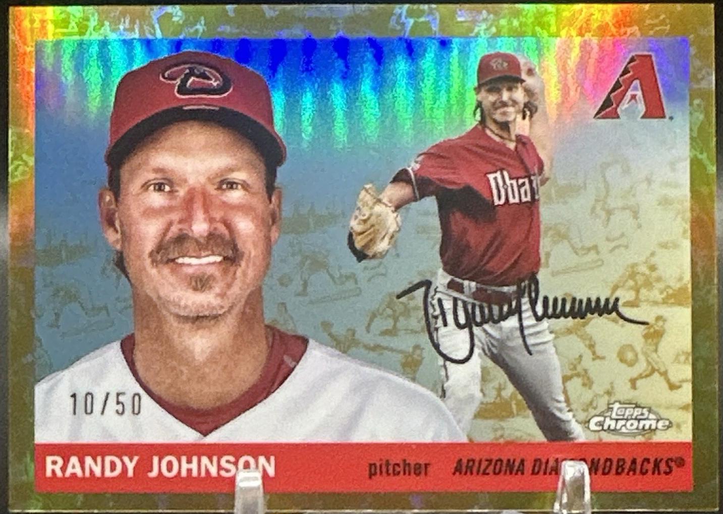 Randy Johnson [Toile Cream Gold Refractor] #326