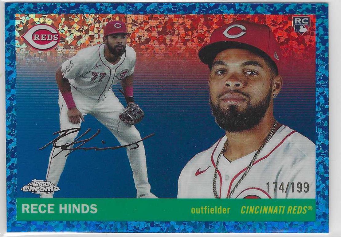 Rece Hinds [Blue Mini-Diamond Refractor] #330