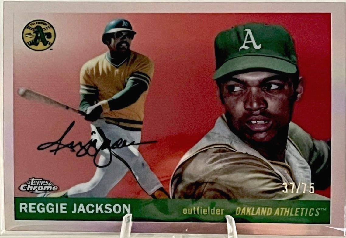 Reggie Jackson [Rose Gold Refractor] #337