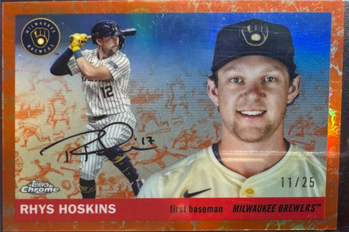 Rhys Hoskins [Toile White Orange Refractor] #63