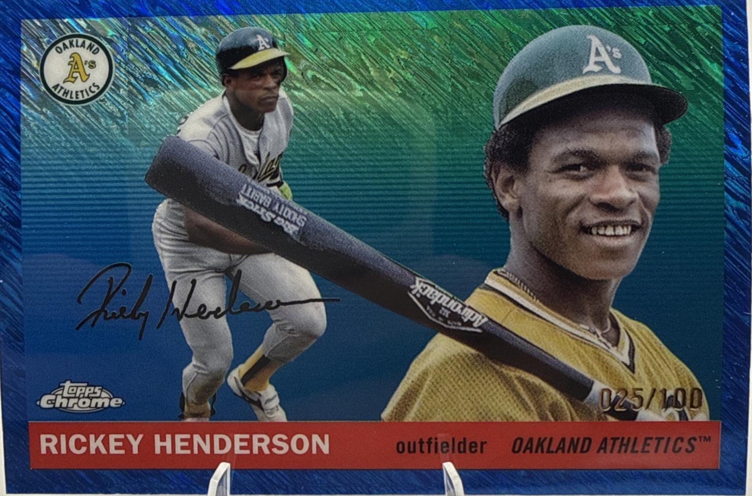 Rickey Henderson [Blue Lava] #320