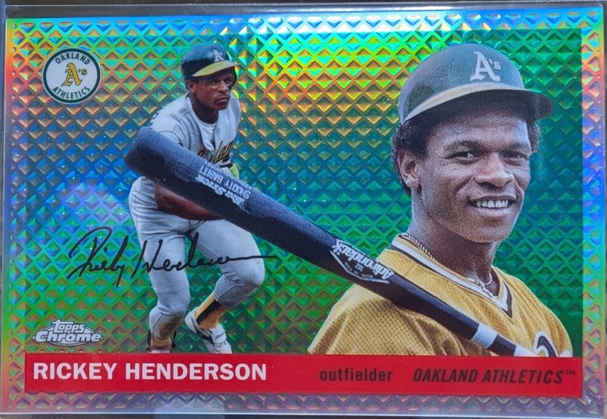 Rickey Henderson [Diamond Etch Refractor] #320