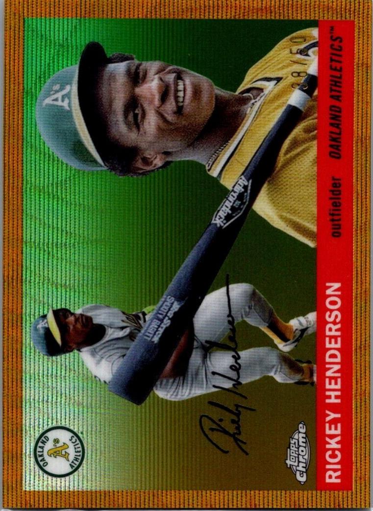Rickey Henderson [Gold Wave] #320