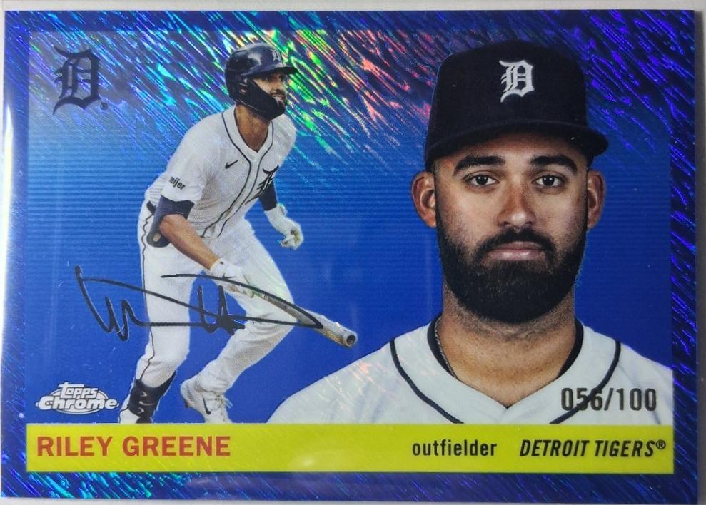 Riley Greene [Blue Shimmer Refractor] #30