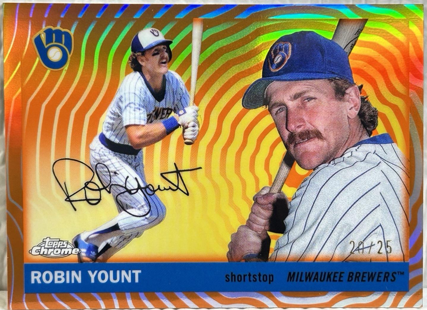 Robin Yount [Orange Wave] #486