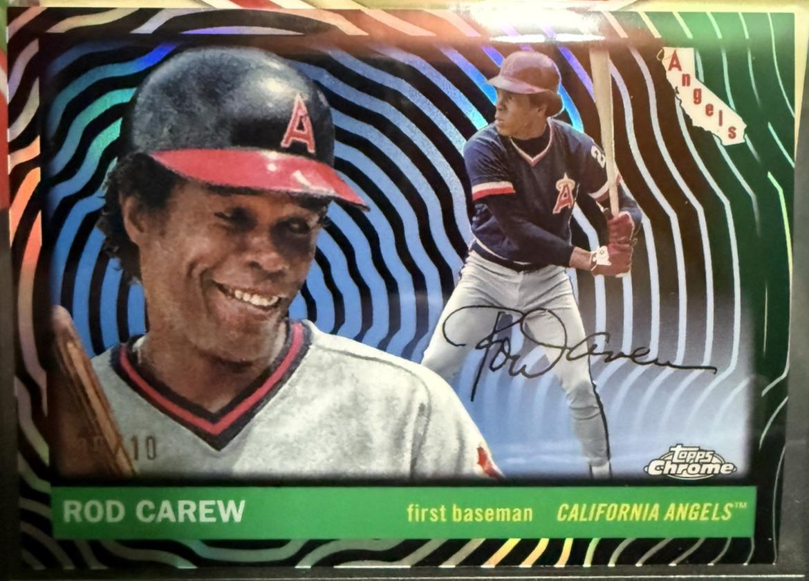 Rod Carew [Black Vibrations Refractor] #347