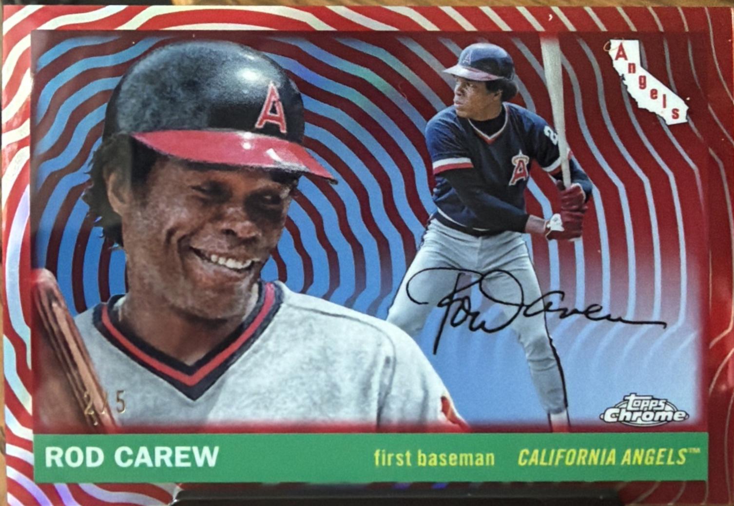 Rod Carew [Red Refractor] #347