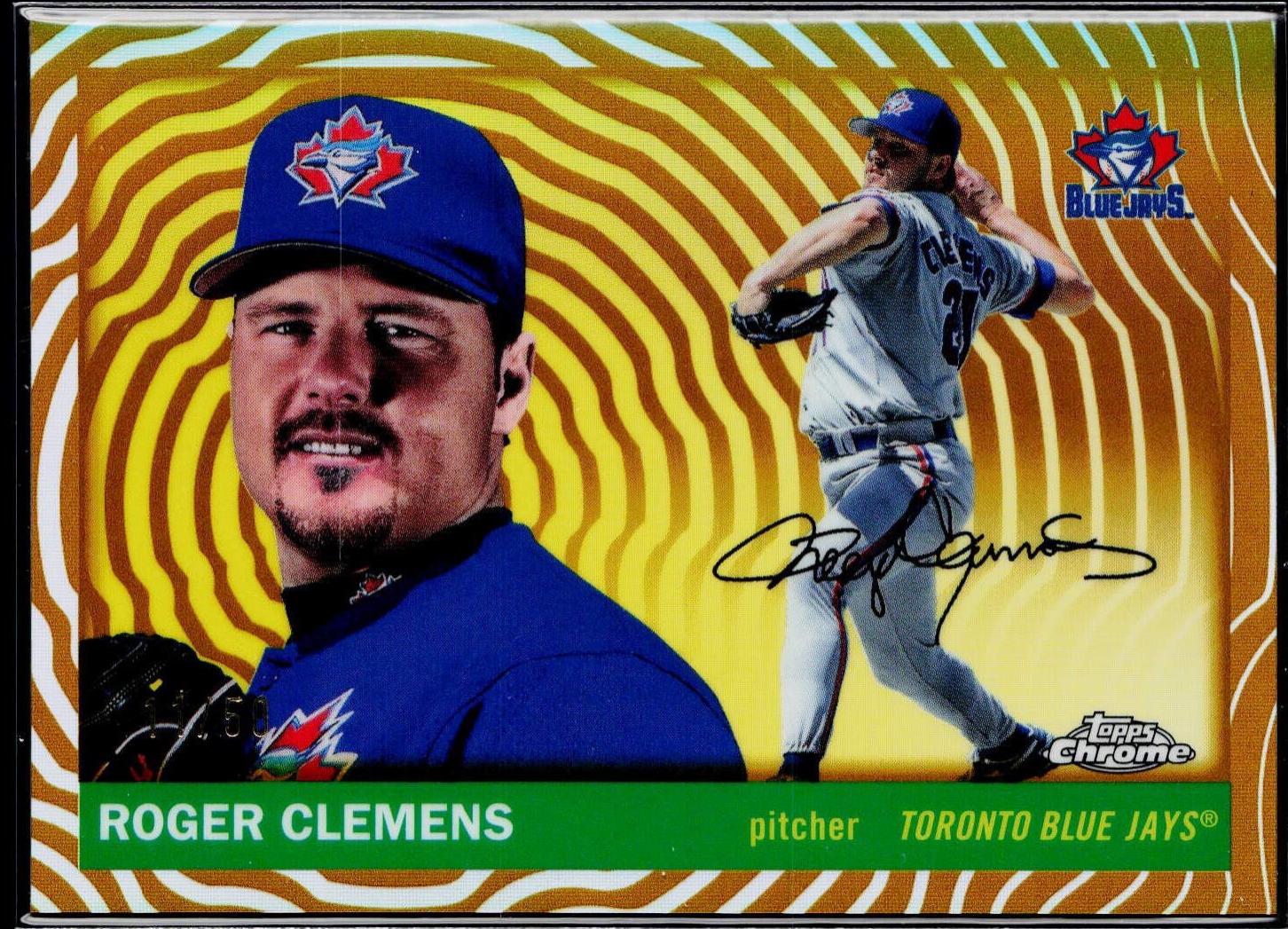 Roger Clemens [Gold Vibrations Refractor] #456