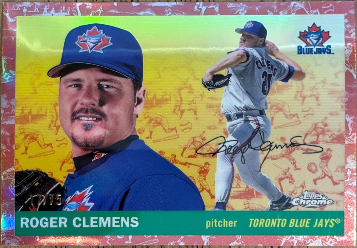 Roger Clemens [Toile Cream Rose Gold Refractor] #456