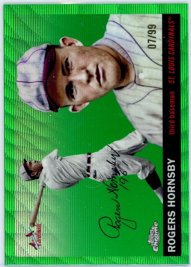 Rogers Hornsby [Green Wave Refractor] #443