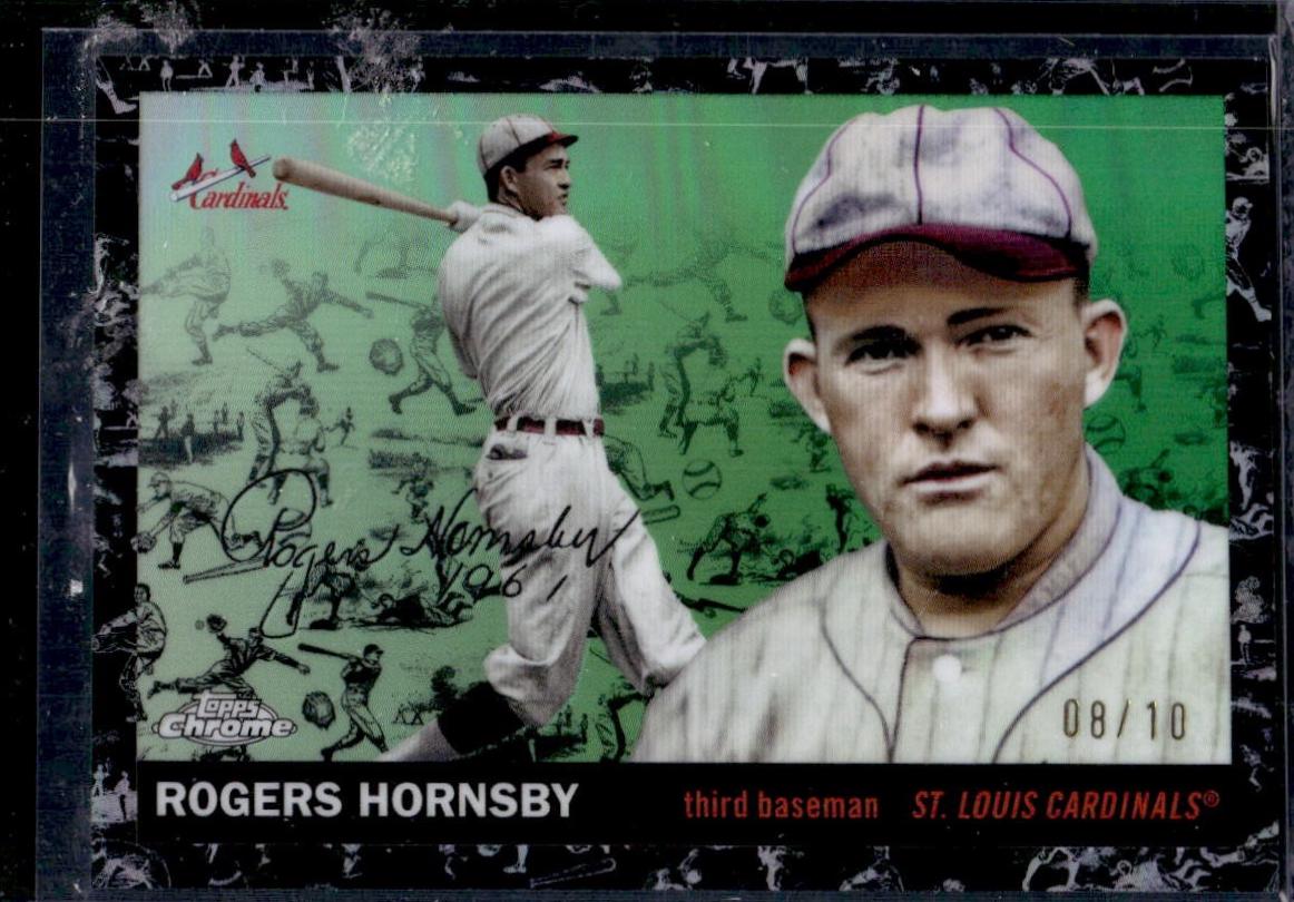 Rogers Hornsby [Toile Cream Black Refractor] #443