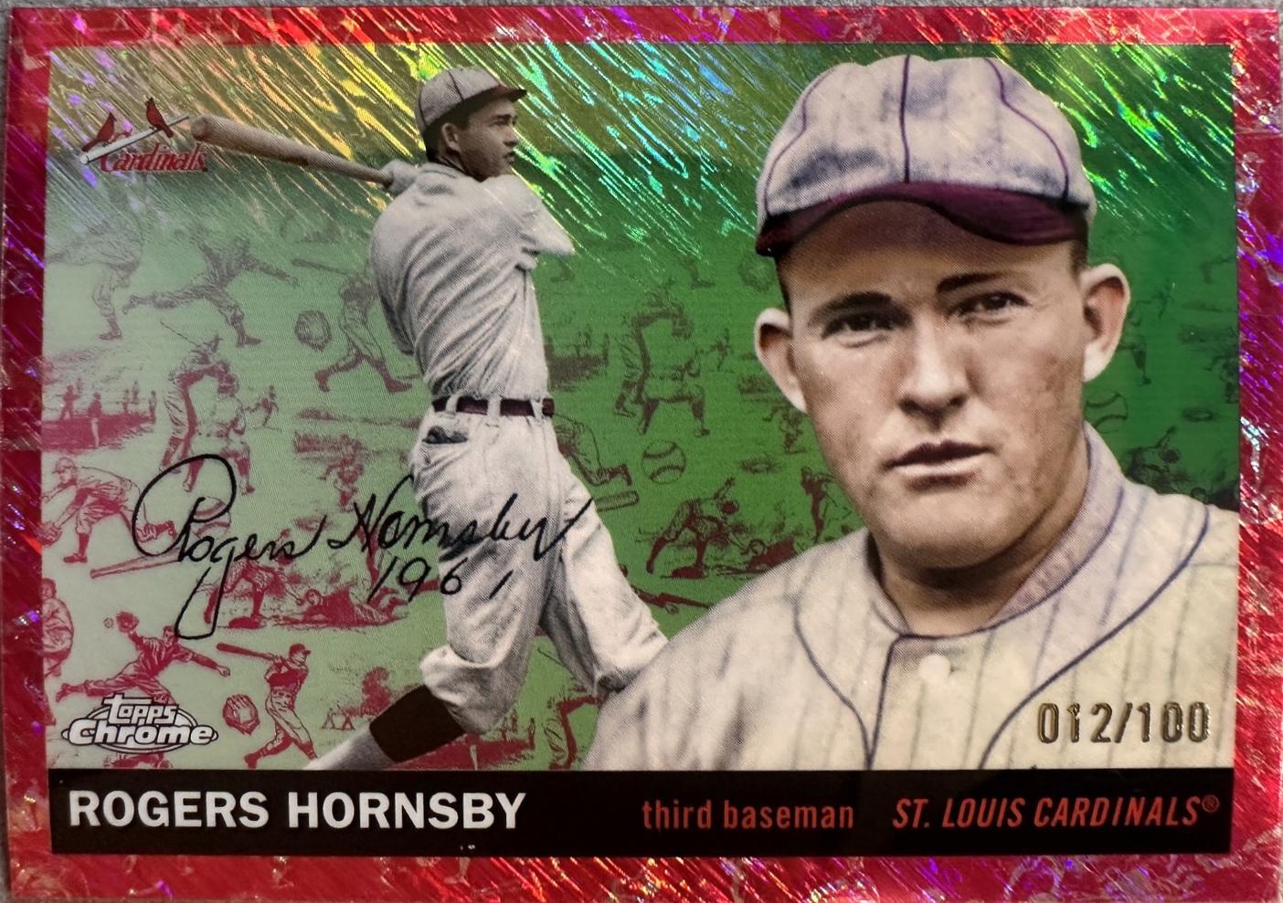 Rogers Hornsby [Toile Cream Fuchsia Shimmer] #443