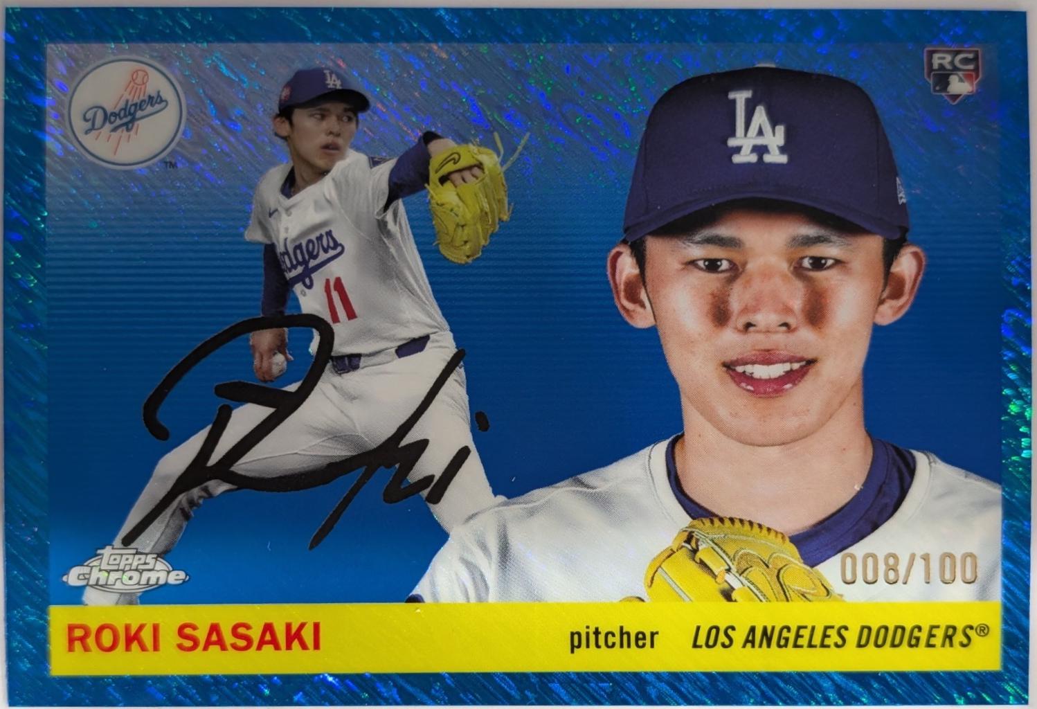 Roki Sasaki [Blue Shimmer Refractor] #239