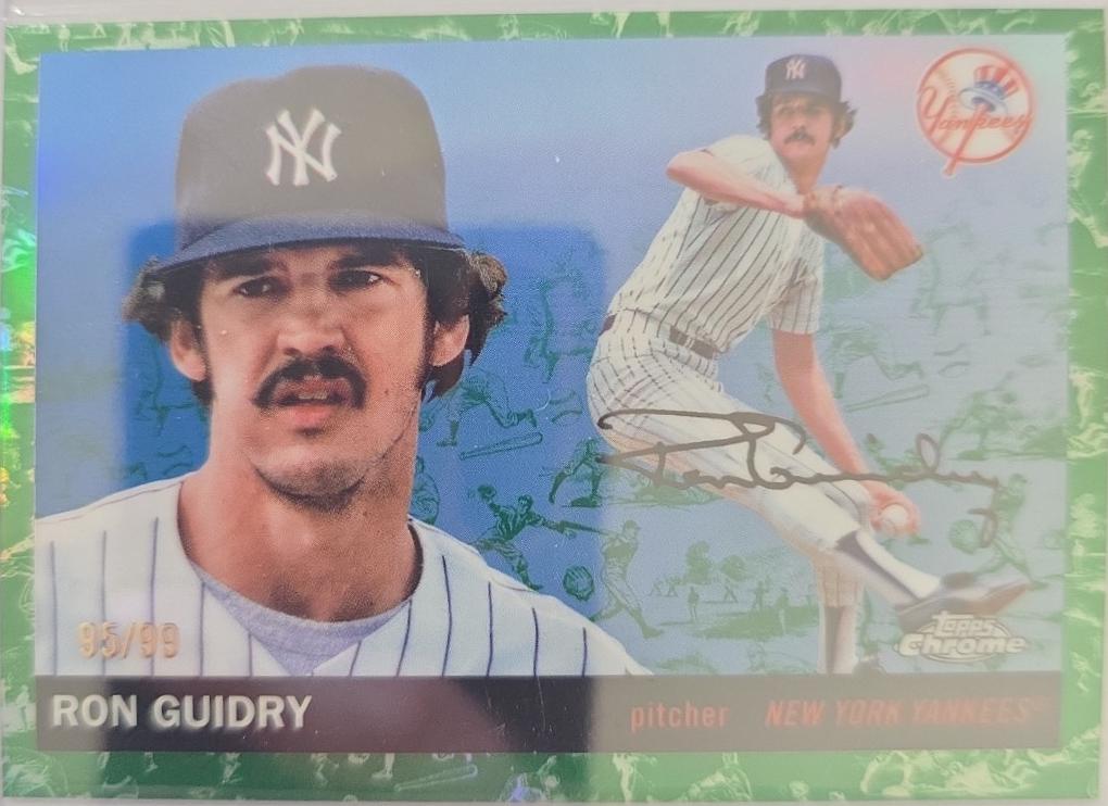 Ron Guidry [Toile White Green Refractor] #481