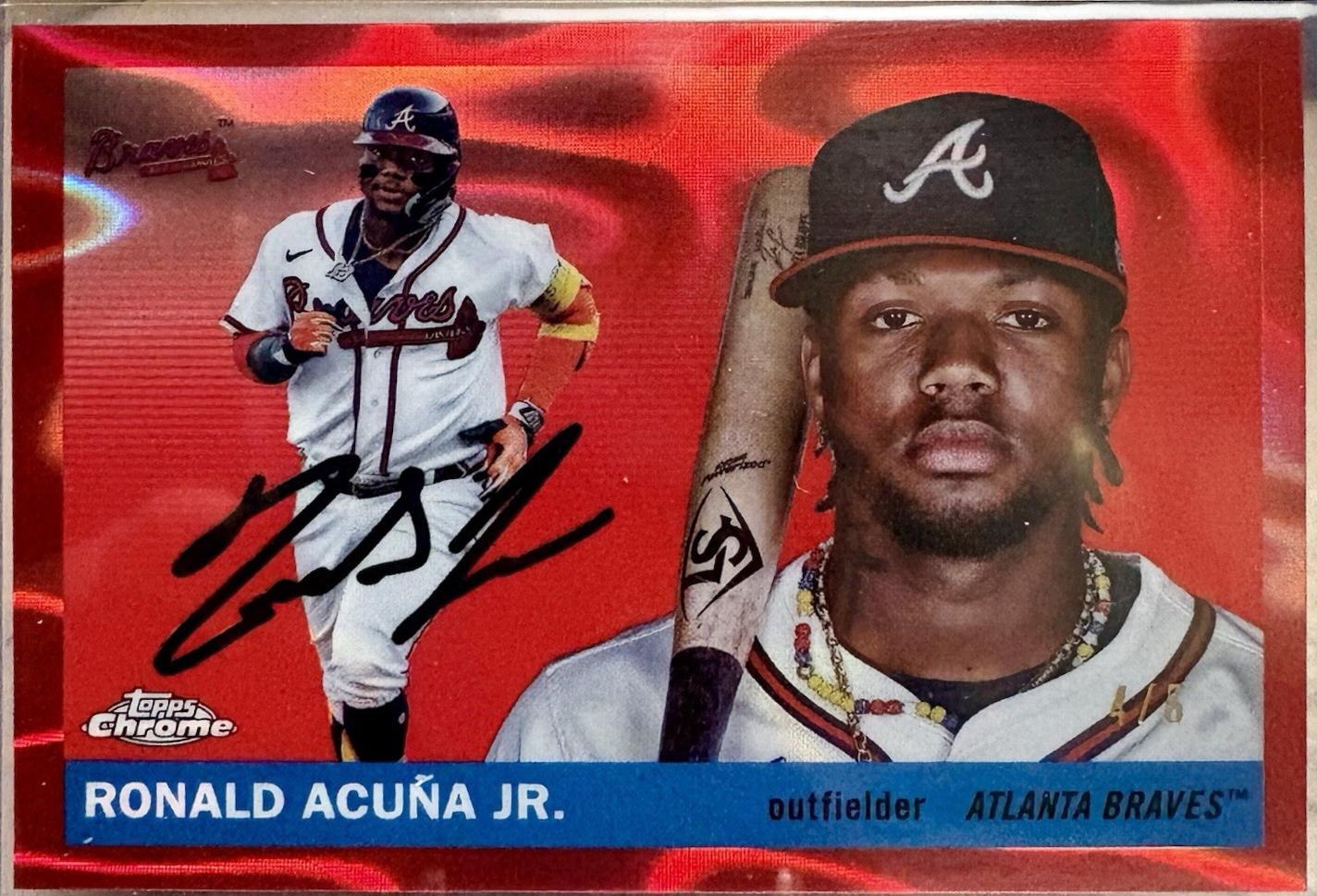Ronald Acuna Jr. [Red Lava] #5