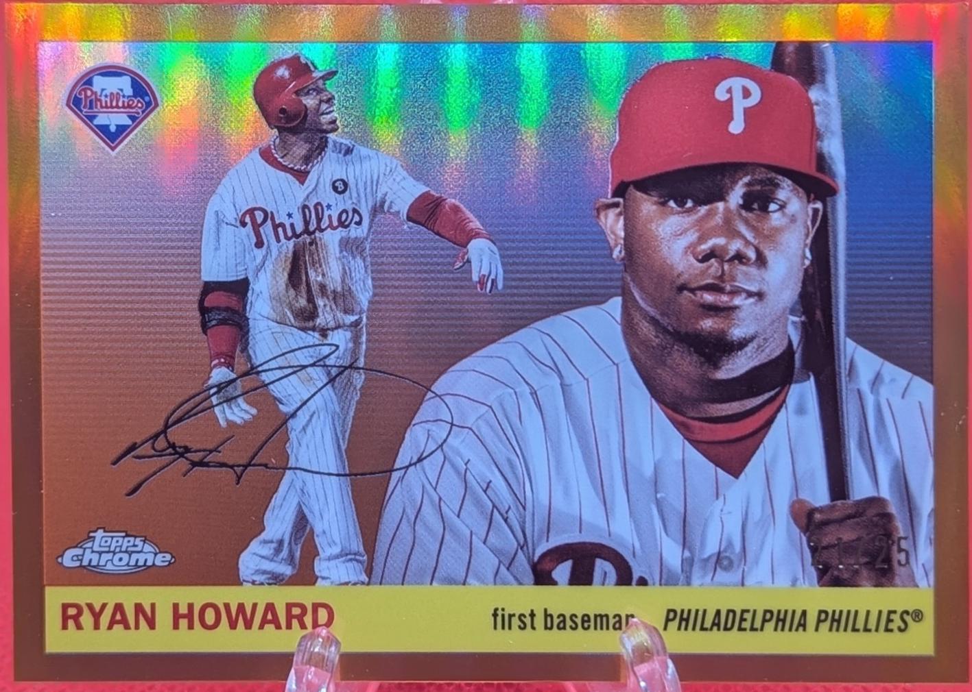 Ryan Howard [Orange Refractor] #356