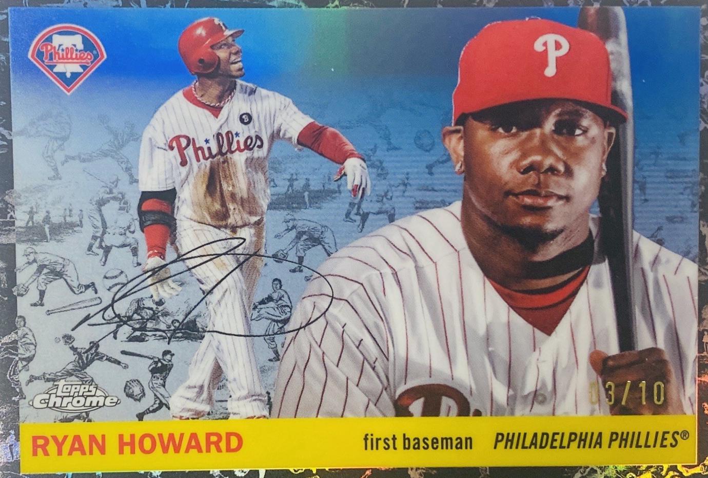 Ryan Howard [Toile Cream Black Refractor] #356