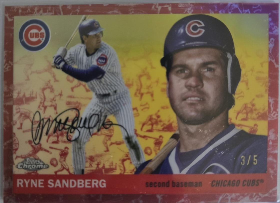 Ryne Sandberg [Toile Cream Red Refractor] #348