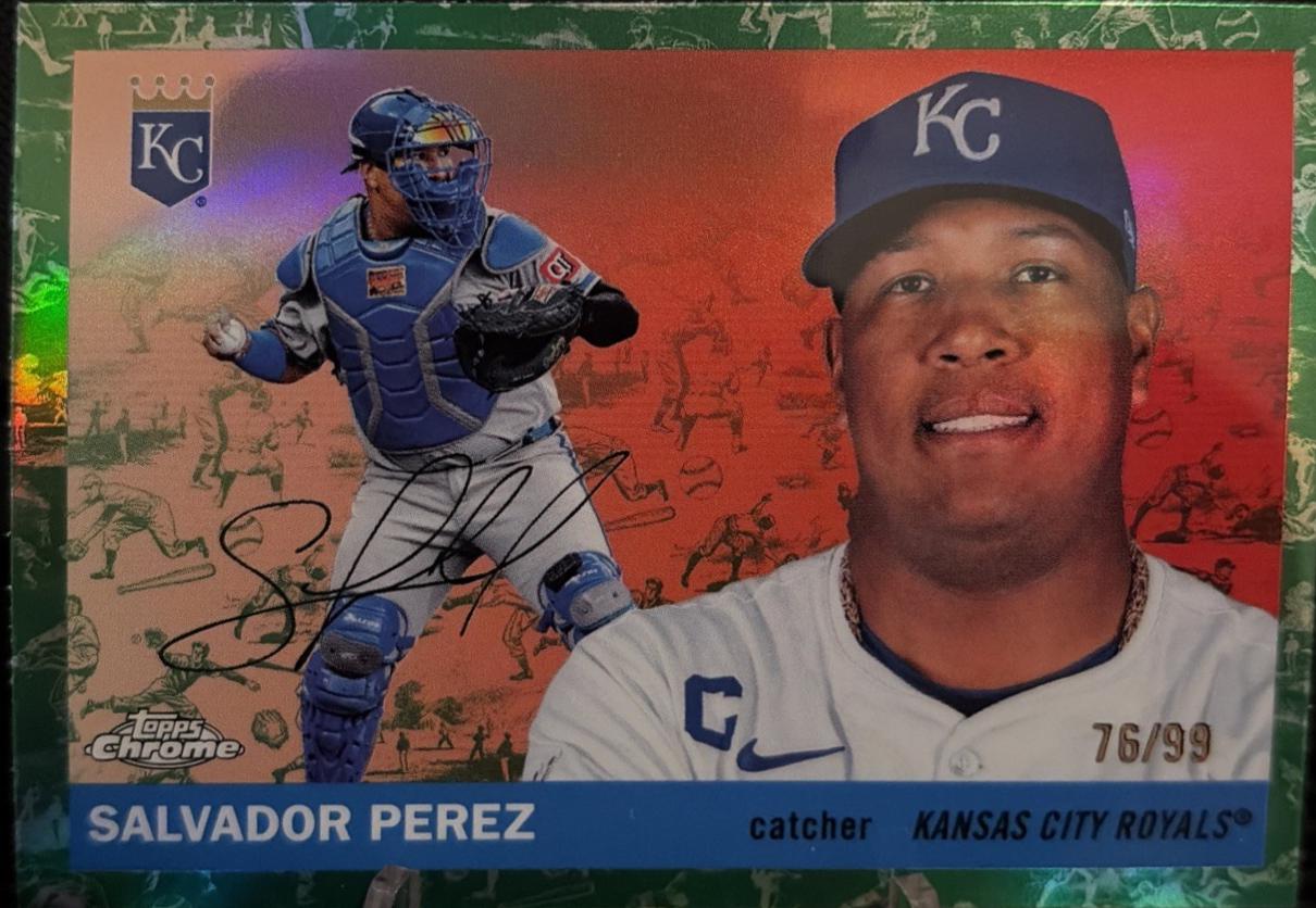 Salvador Perez [Toile White Green Refractor] #87