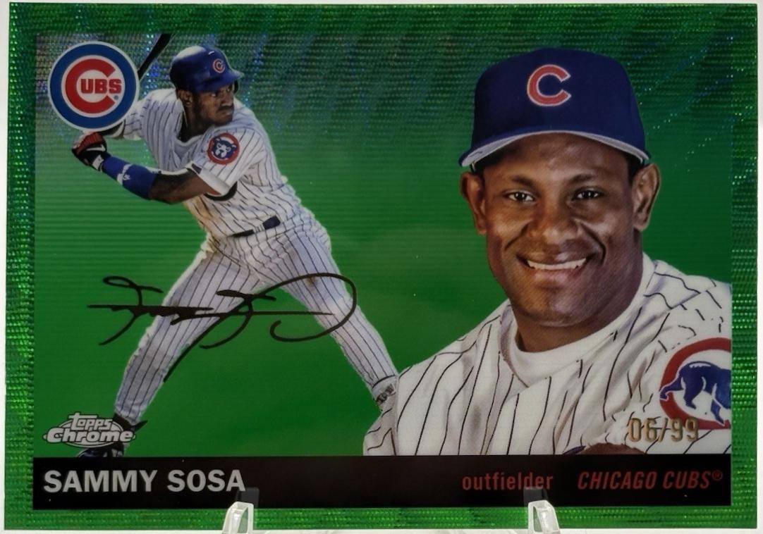 Sammy Sosa [Green Wave Refractor] #396