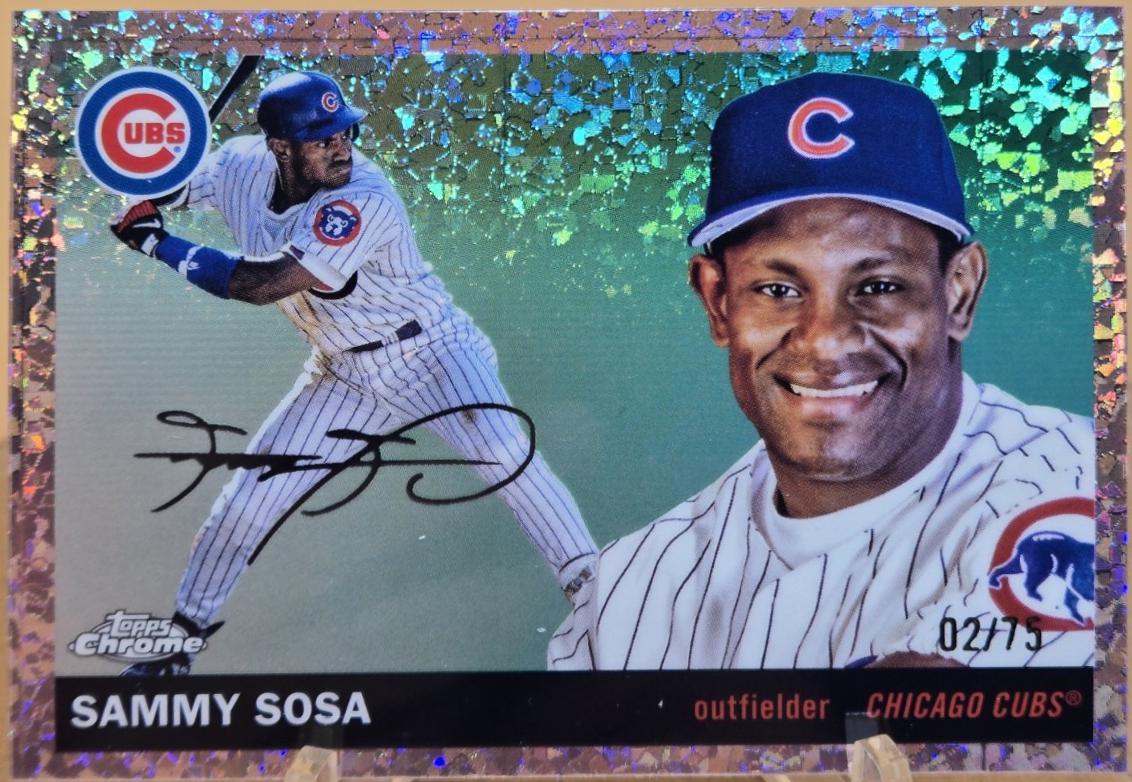 Sammy Sosa [Rose Gold Mini-Diamond Refractor] #396