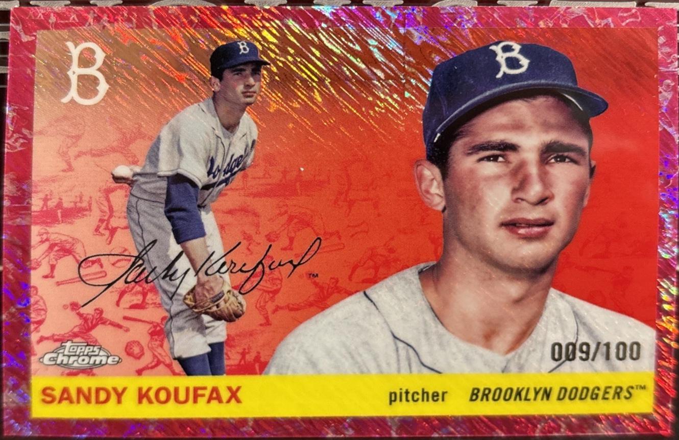 Sandy Koufax [Toile Cream Fuchsia Shimmer] #447