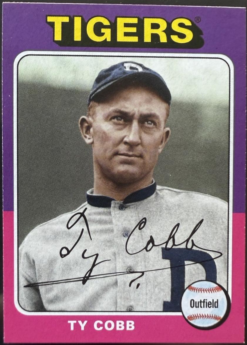 Ty Cobb [Signature Omission] #136