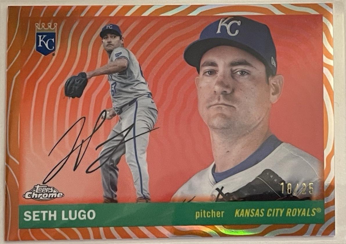 Seth Lugo [Orange Vibrations Refractor] #60