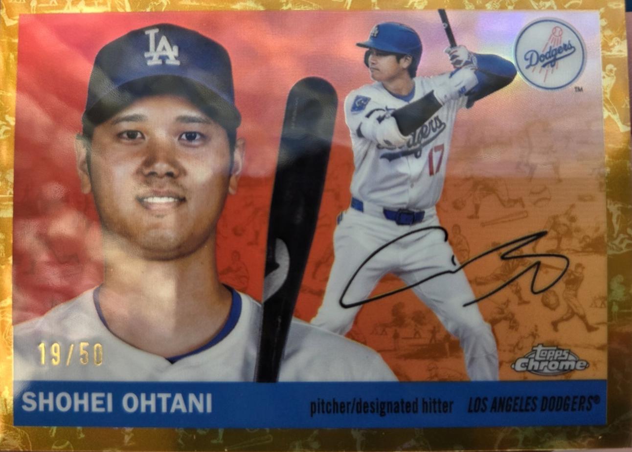 Shohei Ohtani [Toile Cream Gold Refractor] #17