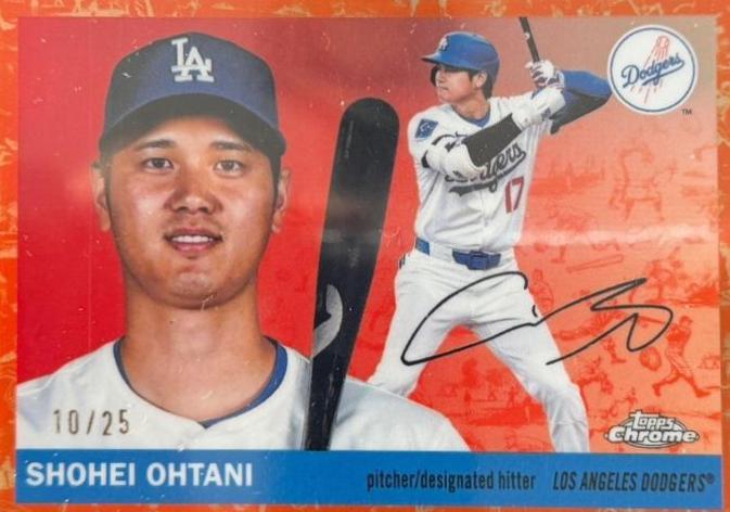 Shohei Ohtani [Toile White Orange Refractor] #17