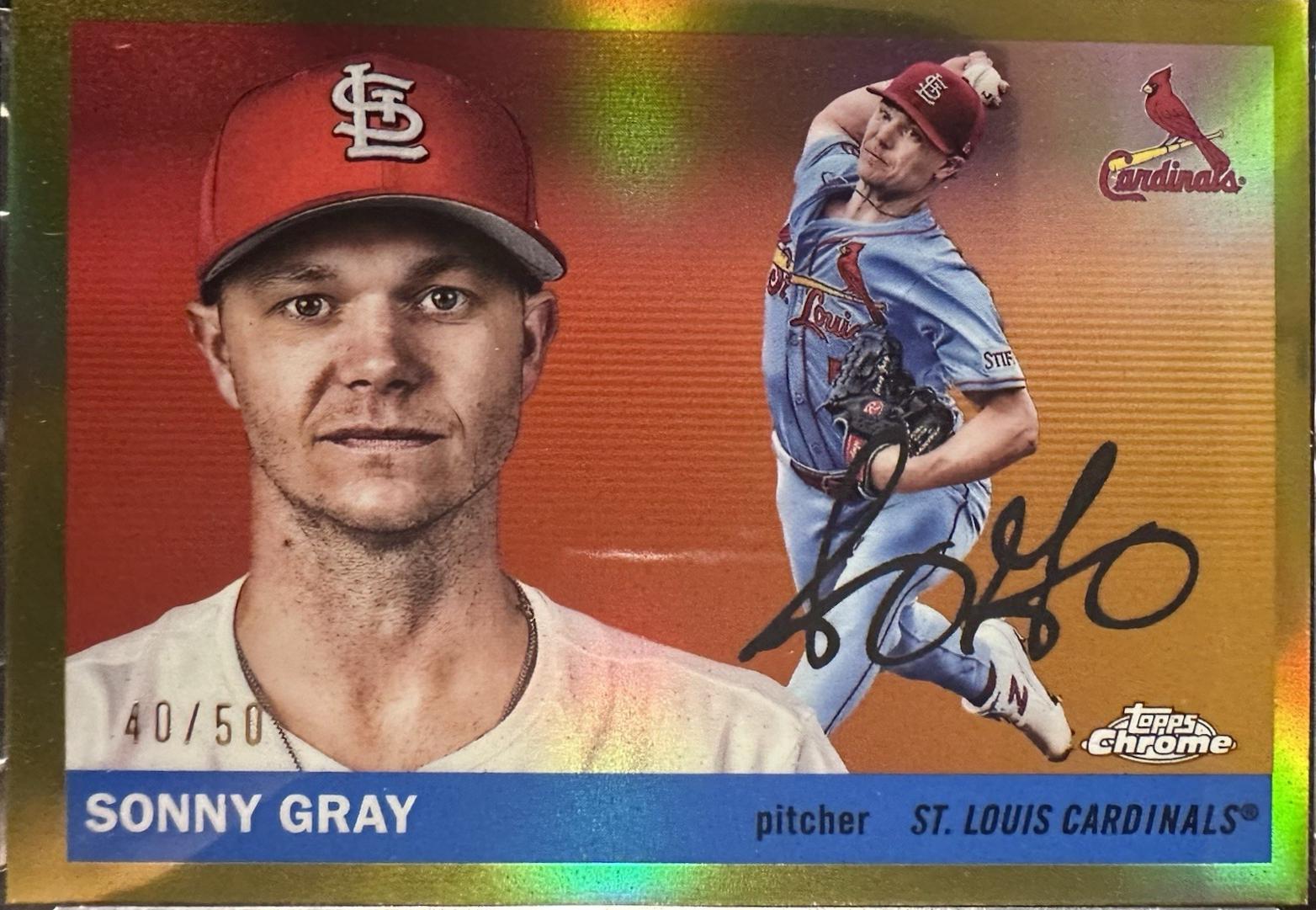 Sonny Gray [Gold Refractor] #139