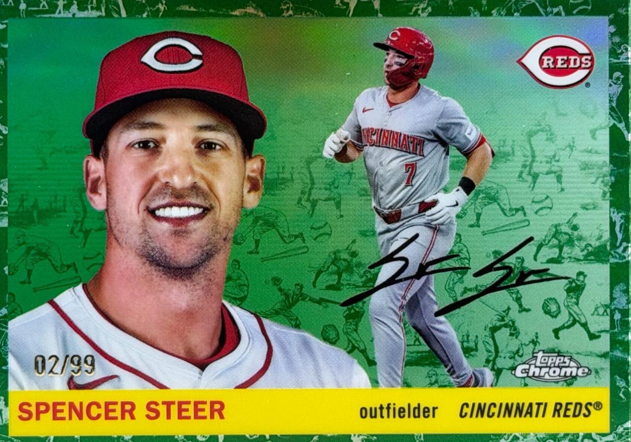 Spencer Steer [Toile White Green Refractor] #47