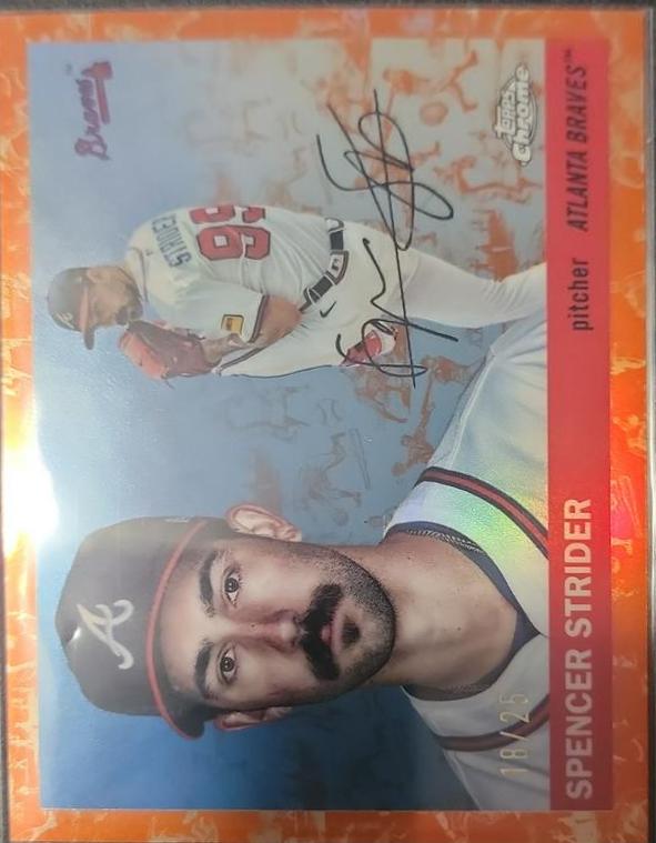 Spencer Strider [Orange Refractor] #148