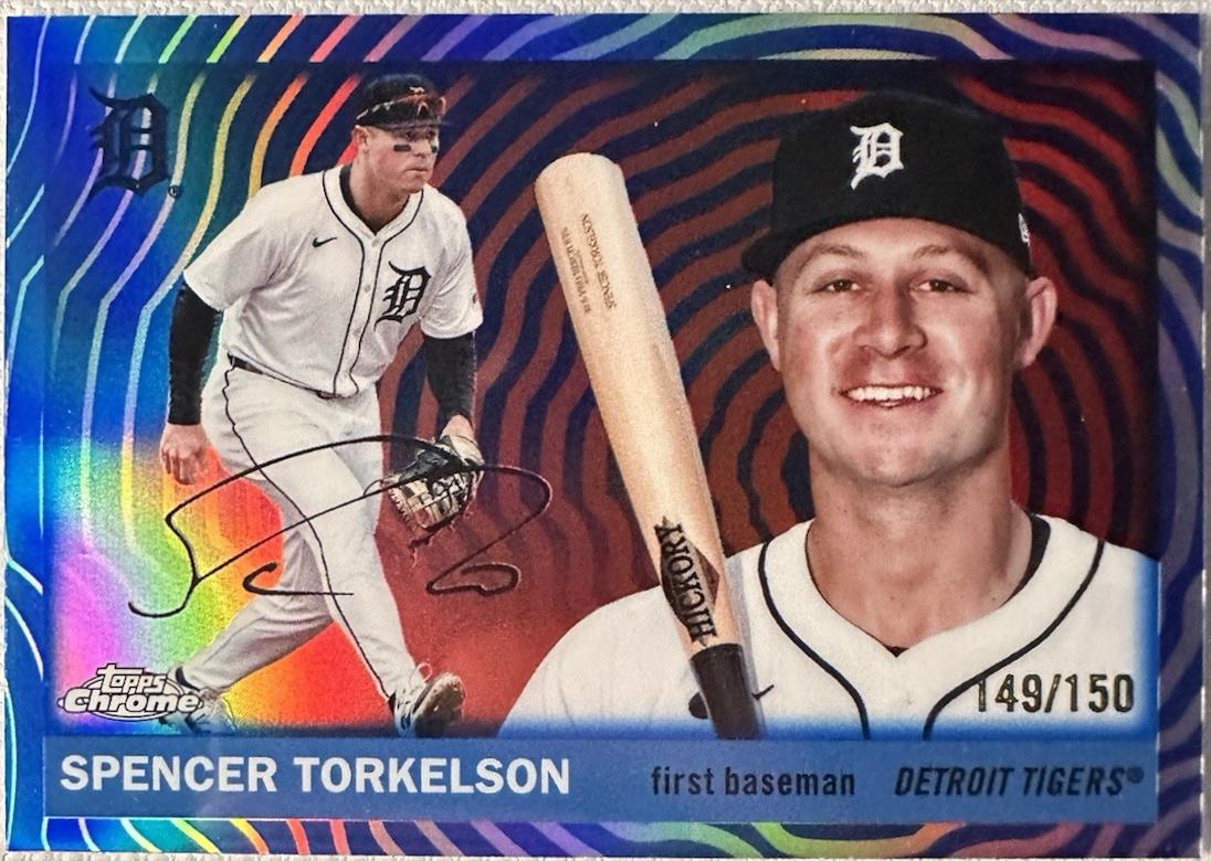Spencer Torkelson [Blue Vibrations Refractor] #53