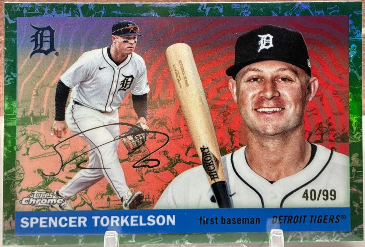 Spencer Torkelson [Toile White Green Refractor] #53