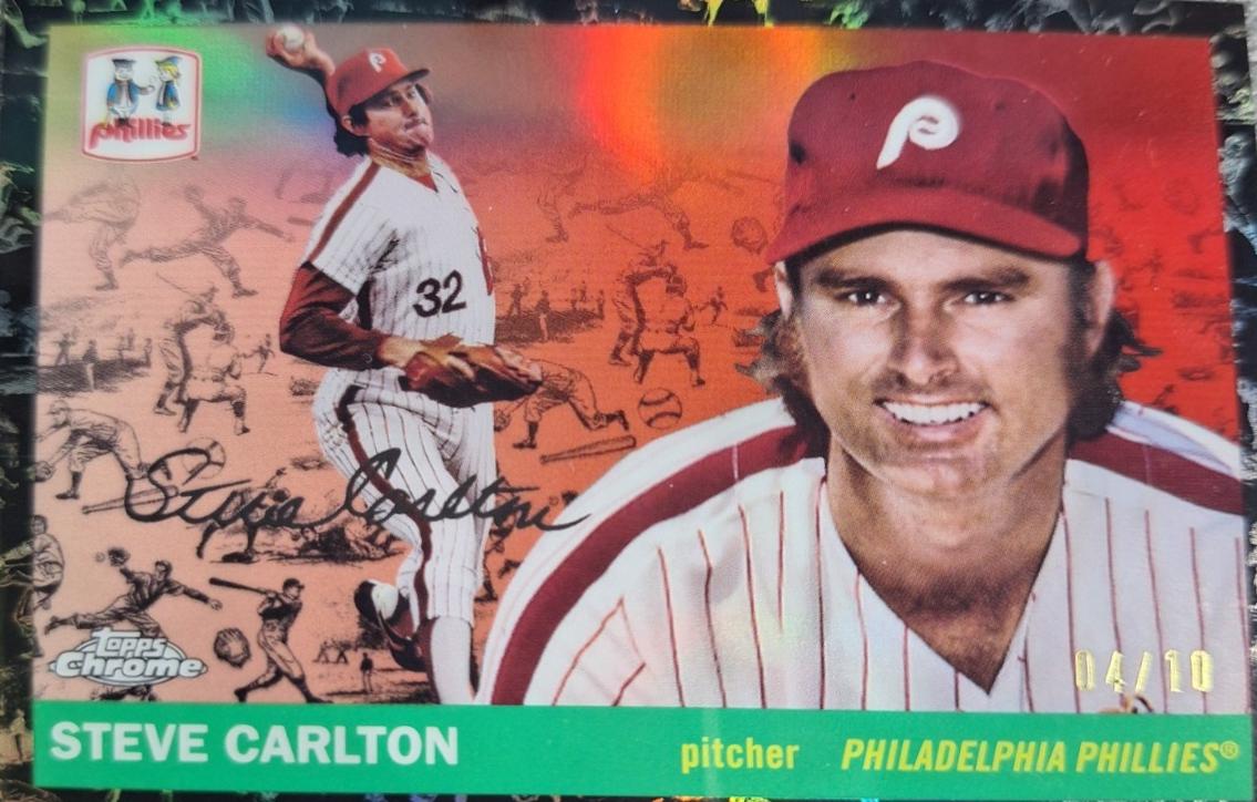 Steve Carlton [Black Refractor] #495