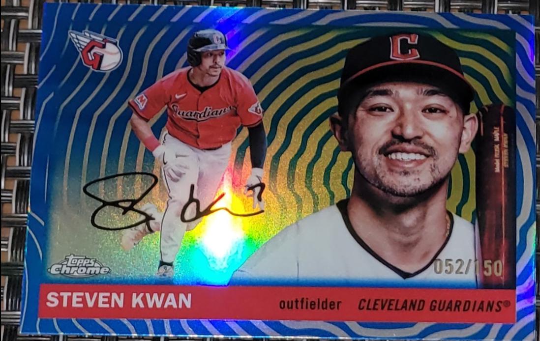 Steven Kwan [Blue Vibrations Refractor] #81
