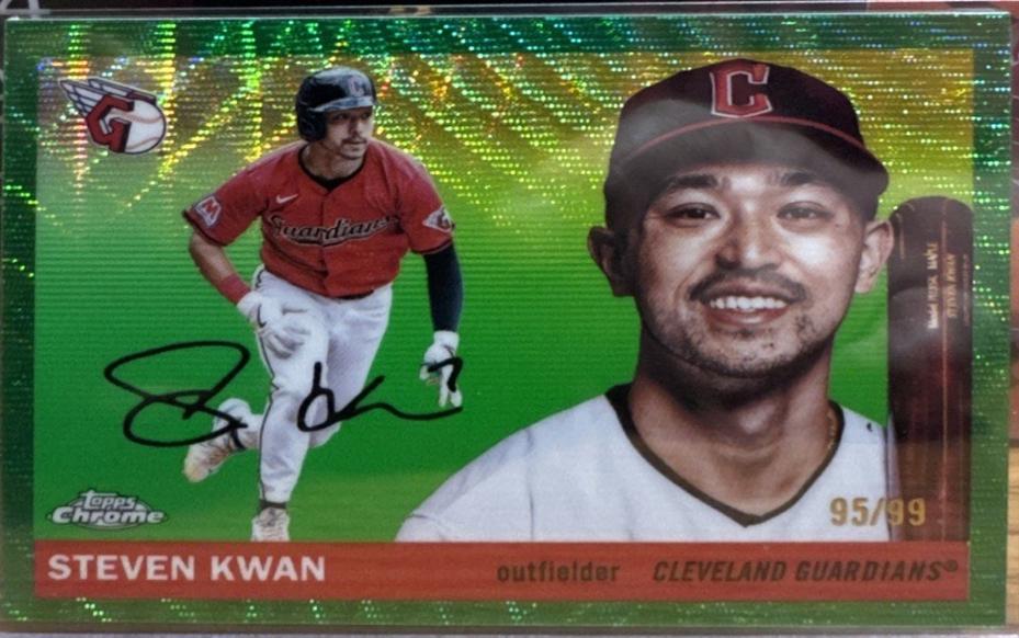 Steven Kwan [Green Wave Refractor] #81