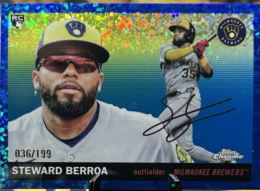 Steward Berroa [Blue Mini-Diamond Refractor] #335