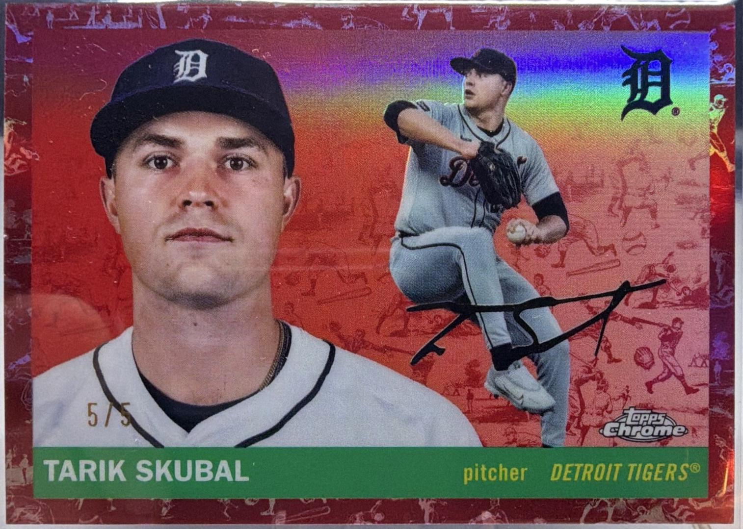 Tarik Skubal [Toile Cream Red Refractor] #68