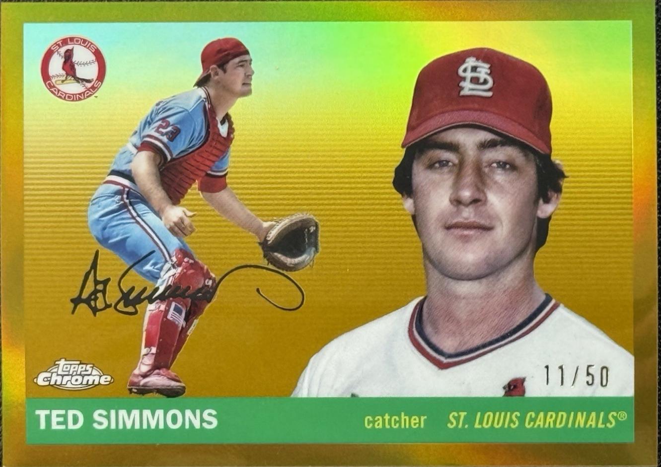Ted Simmons [Gold Refractor] #270